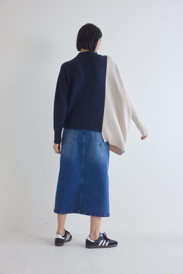 The 90's Denim Midi Skirt