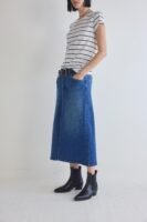 The 90's Denim Midi Skirt