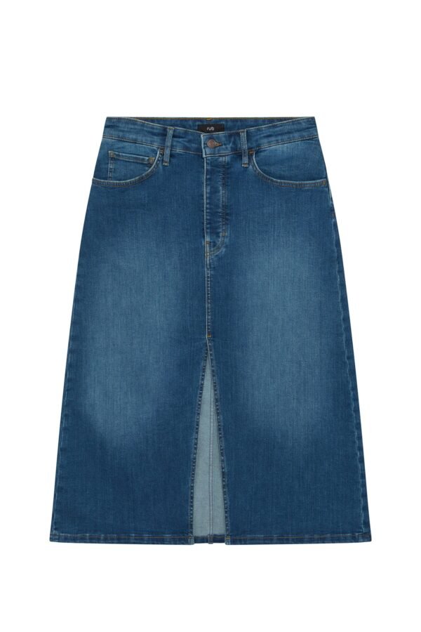 The 90's Denim Midi Skirt