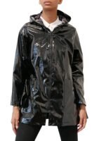 Bordeaux Patent Raincoat