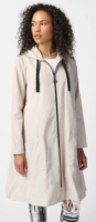 Hooded Trapeze Rain Coat