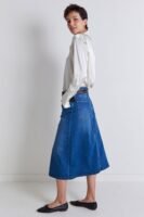 The 90's Denim Midi Skirt