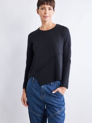 Inner Glow Asymmetric Long Sleeve Top