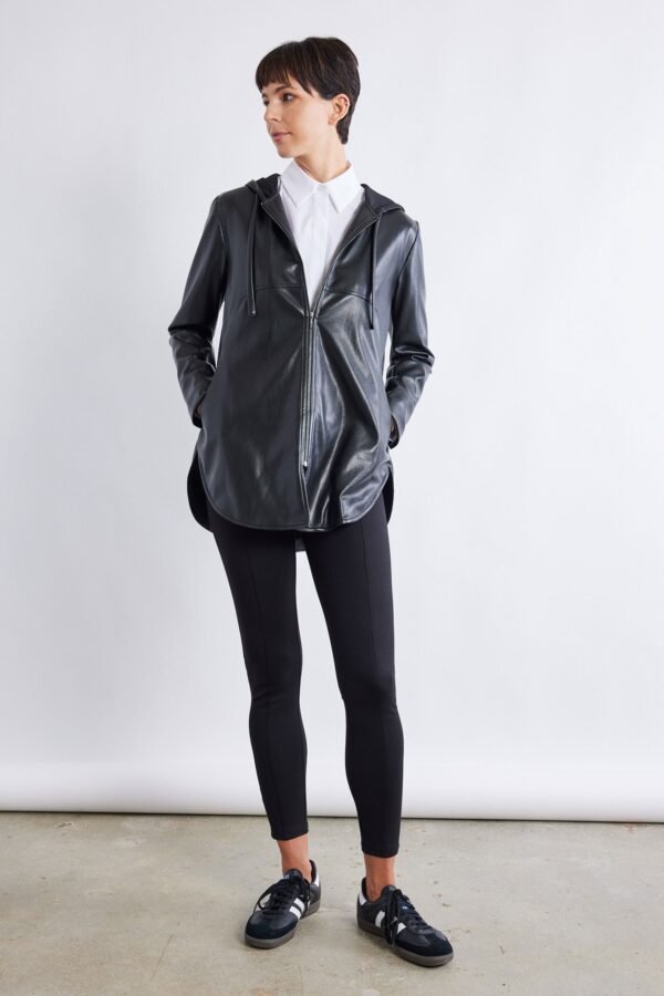 Vegan Leather Not Too Oversized Jacket