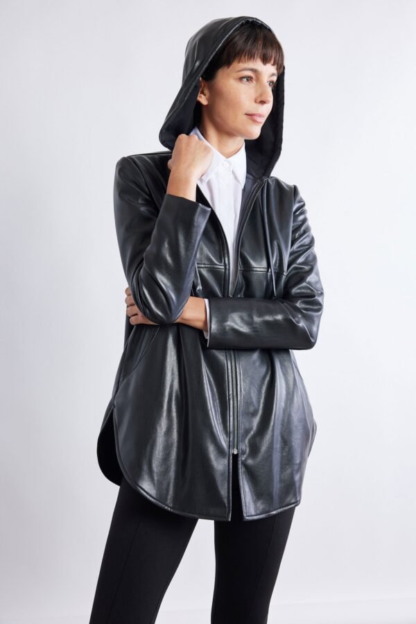 Vegan Leather Not Too Oversized Jacket